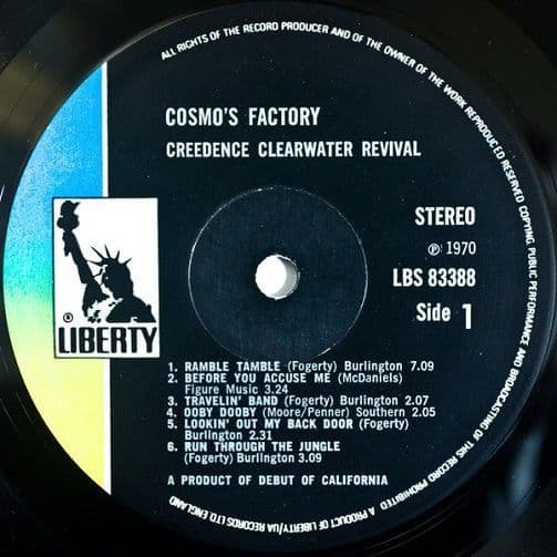 Creedence Clearwater Revival - Cosmo's Factory Vinyl Record