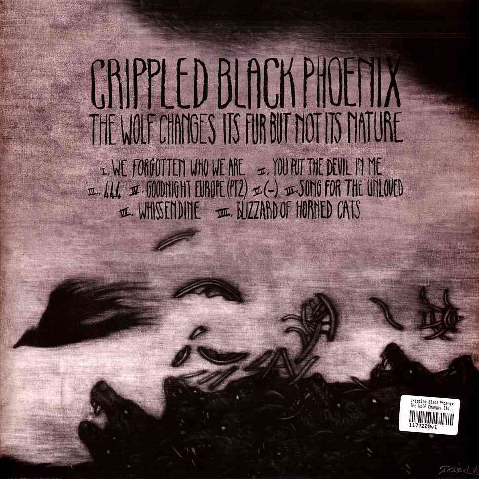 CRIPPLED BLACK PHOENIX - The Wolf Changes Its Fur But Not Its Nature (Silver Vinyl) Vinyl Record