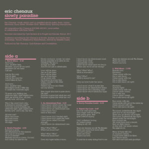 ERIC CHENAUX - SLOWLY PARADISE