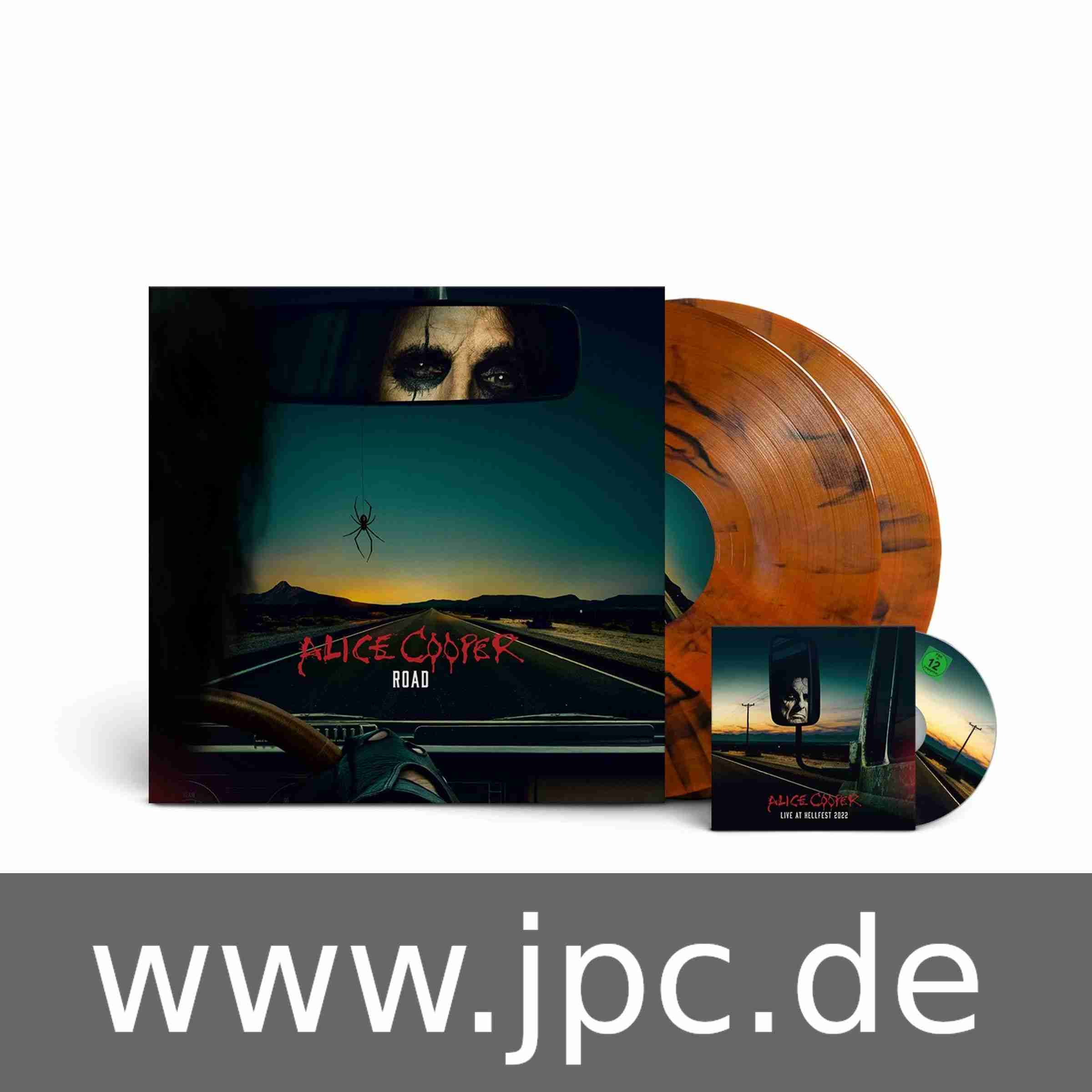 0218641EMU.jpg ALICE COOPER - ROAD Vinyl Record - Image 1