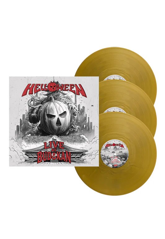 1015010105.jpg HELLOWEEN - Live At Budokan (Eagle Gold Vinyl) Vinyl Record - Image 1