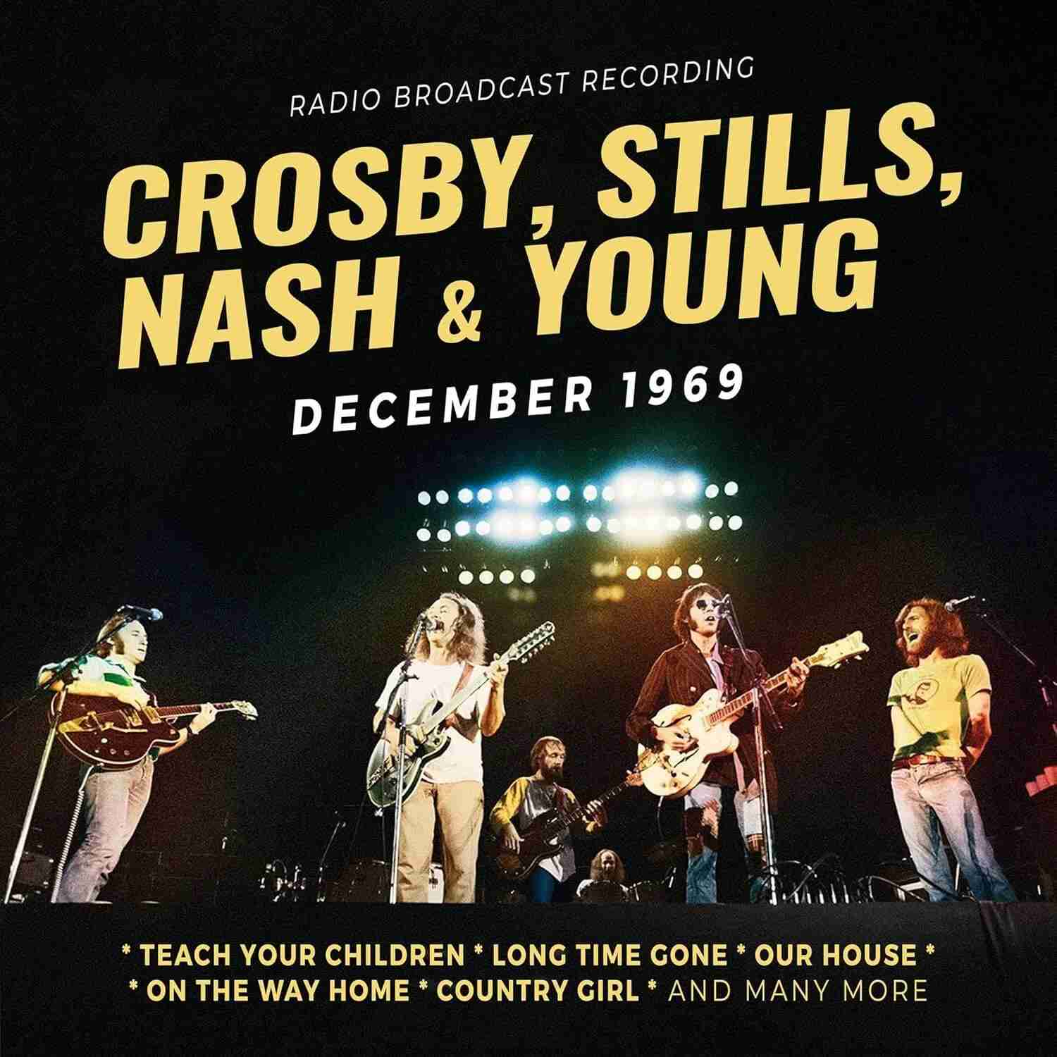1156061.jpg CROSBY. STILLS. NASH & YOUNG - December 1969 (Yellow Vinyl) Vinyl Record - Image 1