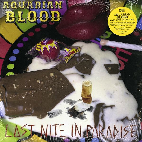 134GONE.jpg AQUARIAN BLOOD - Last Nite In Paradise Vinyl Record - Image 1