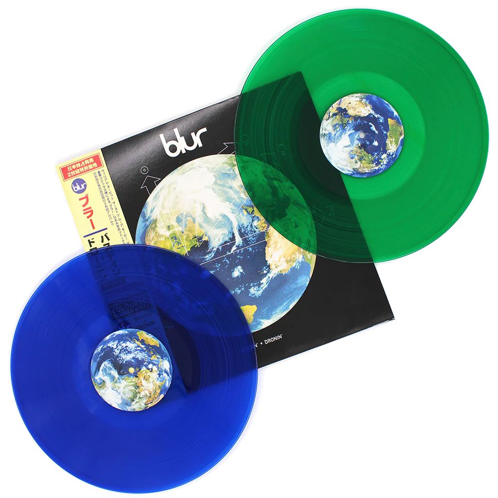 190296400216.jpg Blur - Bustin' + Dronin' (2LP/TRANS GREEN+BLUE/OBI) RSD22 Vinyl Record - Image 1