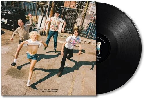 198704072307.jpg AMYL & THE SNIFFERS - Cartoon Darkness (Cartoon Black Edition) Vinyl Record - Image 1
