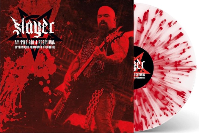 3-26.jpg SLAYER - At The Big 4 Festival (Clear/Red Splatter Vinyl) Vinyl Record - Image 1