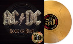 3-9.jpg AC/DC - Rock or Bust (50th Anniversary Gold Color Vinyl) Vinyl Record - Image 1