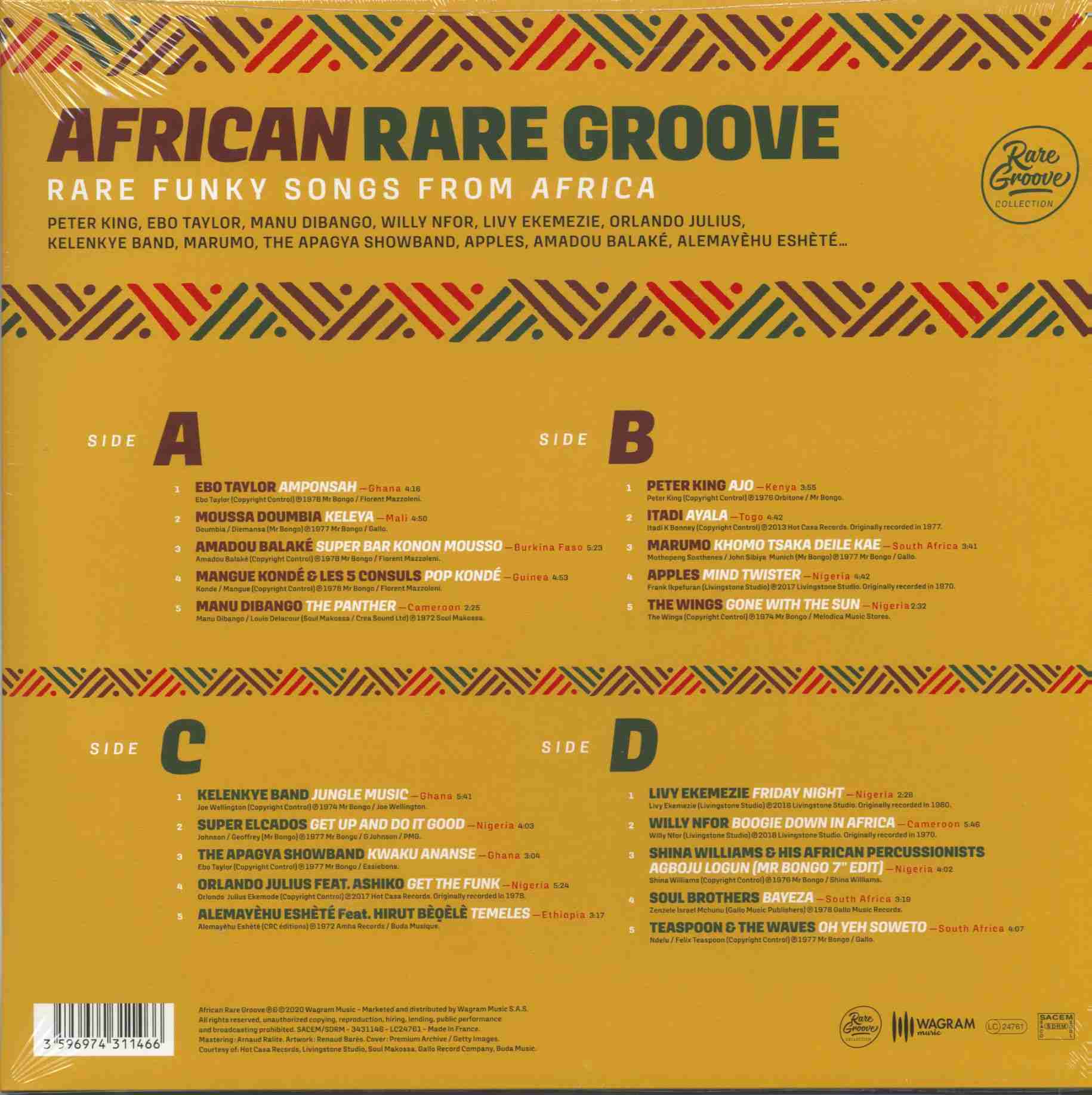 3431146.jpg AFRICAN RARE GROOVE - AFRICAN RARE GROOVE Vinyl Record - Image 1