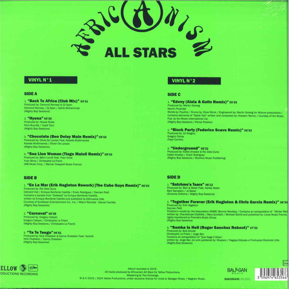 3465356.jpg AFRICANISM ALL STARS - AFRICANISM IV Vinyl Record - Image 1