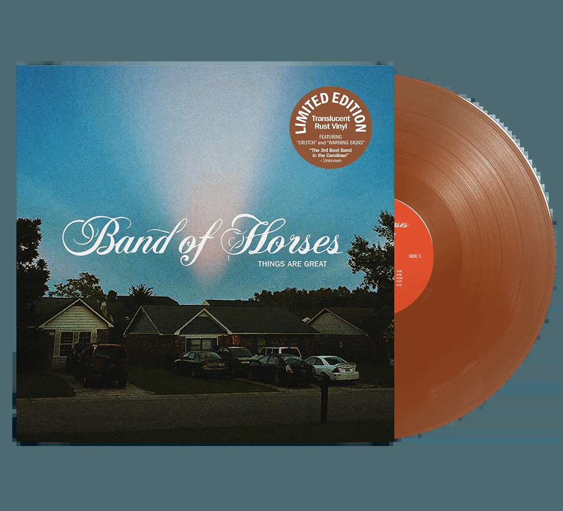 4050538718669.jpg BAND OF HORSES - Things Are Great (Translucent Rust Vinyl) (Indies) Vinyl Record - Image 1