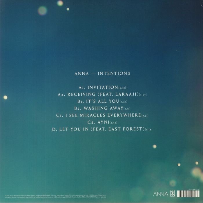 4571274.jpg ANNA - Intentions Vinyl Record - Image 1