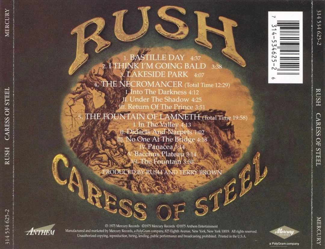 4711570.jpg Rush - Caress Of Steel Vinyl Record - Image 1