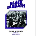 BLACK SABBATH - Motor Speedway. Ontario. Ca June 4. 1974 Vinyl Record