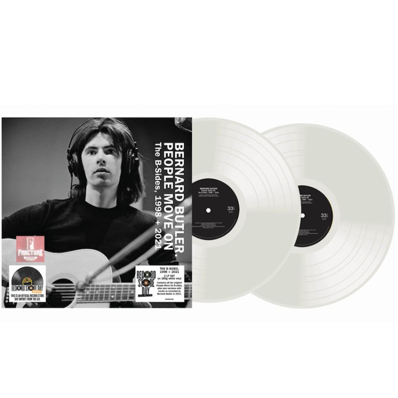 5014797906969.jpg BERNARD BUTLER - People Move On: The B-Sides. 1998 + 2021 (White Vinyl) (RSD 2022) Vinyl Record - Image 1