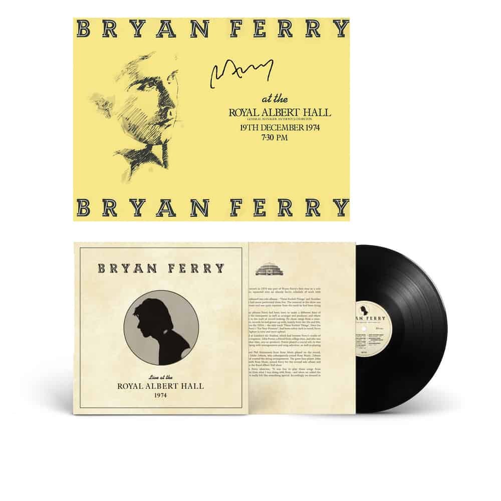 538255771.jpg Bryan Ferry - Live at the Royal Albert Hall 1974 Vinyl Record - Image 1