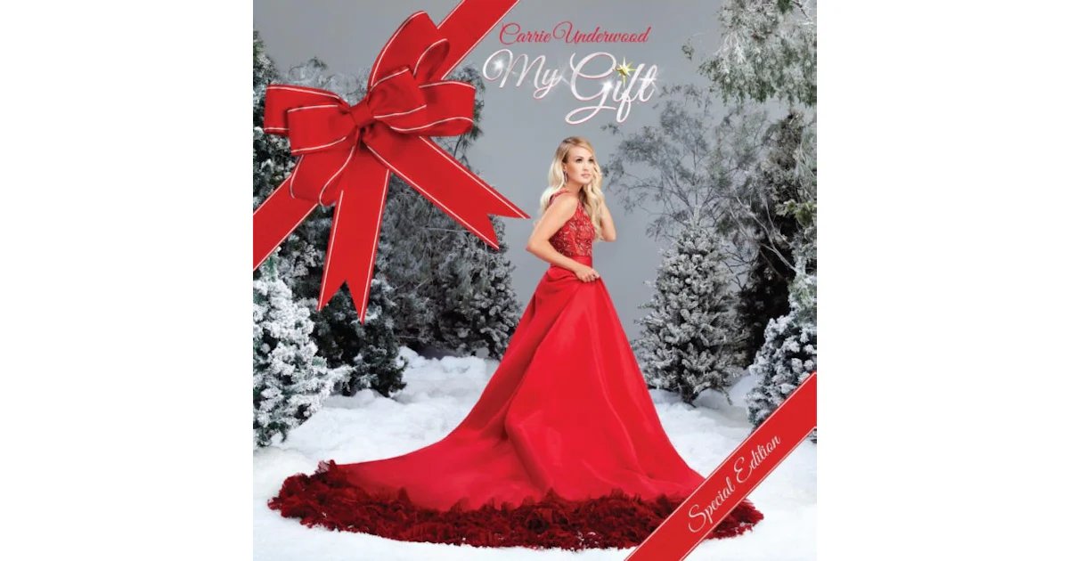 602435968704.jpg CARRIE UNDERWOOD - My Gift (Special Edition) (Crystal Clear Vinyl) Vinyl Record - Image 1
