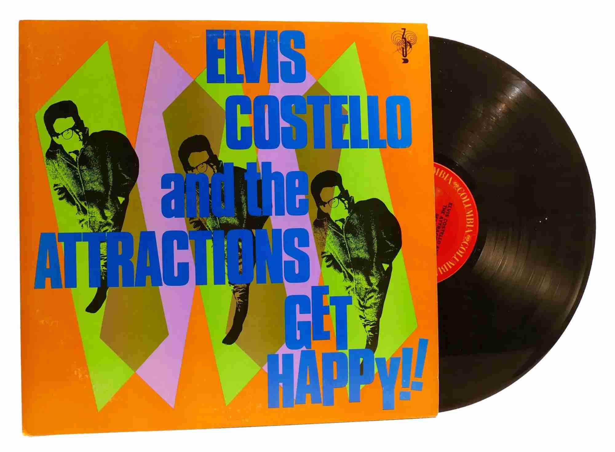 602547331106.jpg COSTELLO/ATTRACTIONS - GET HAPPY Vinyl Record - Image 1