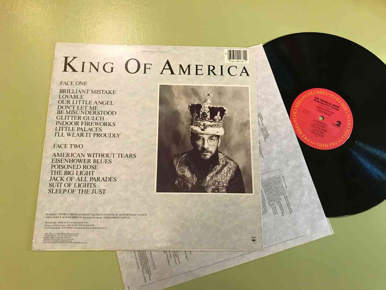 602547331182.jpg COSTELLO ELVIS - KING OF AMERICA Vinyl Record - Image 1