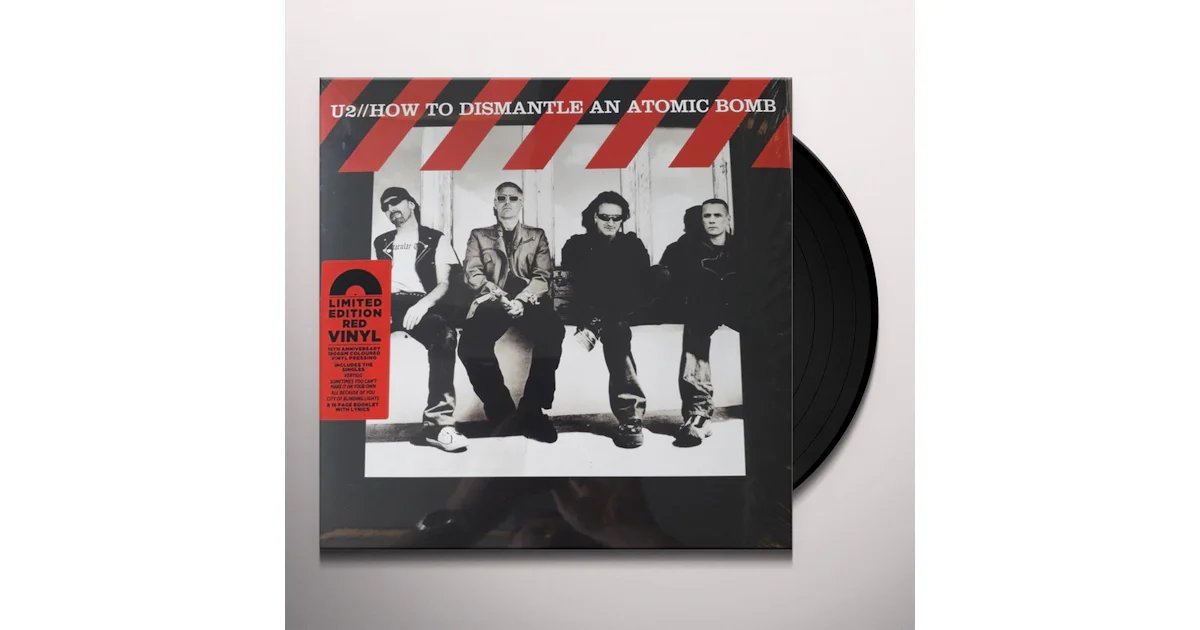 602577660153.jpg U2 - How To Dismantle Atomic Bomb (1LP RED) Vinyl Record - Image 1