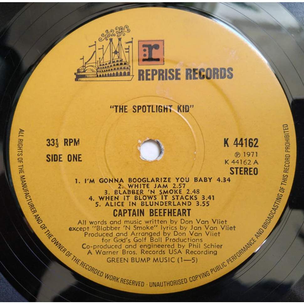 603497827657.jpg Captain Beefheart - The Spotlight Kid Vinyl Record - Image 1