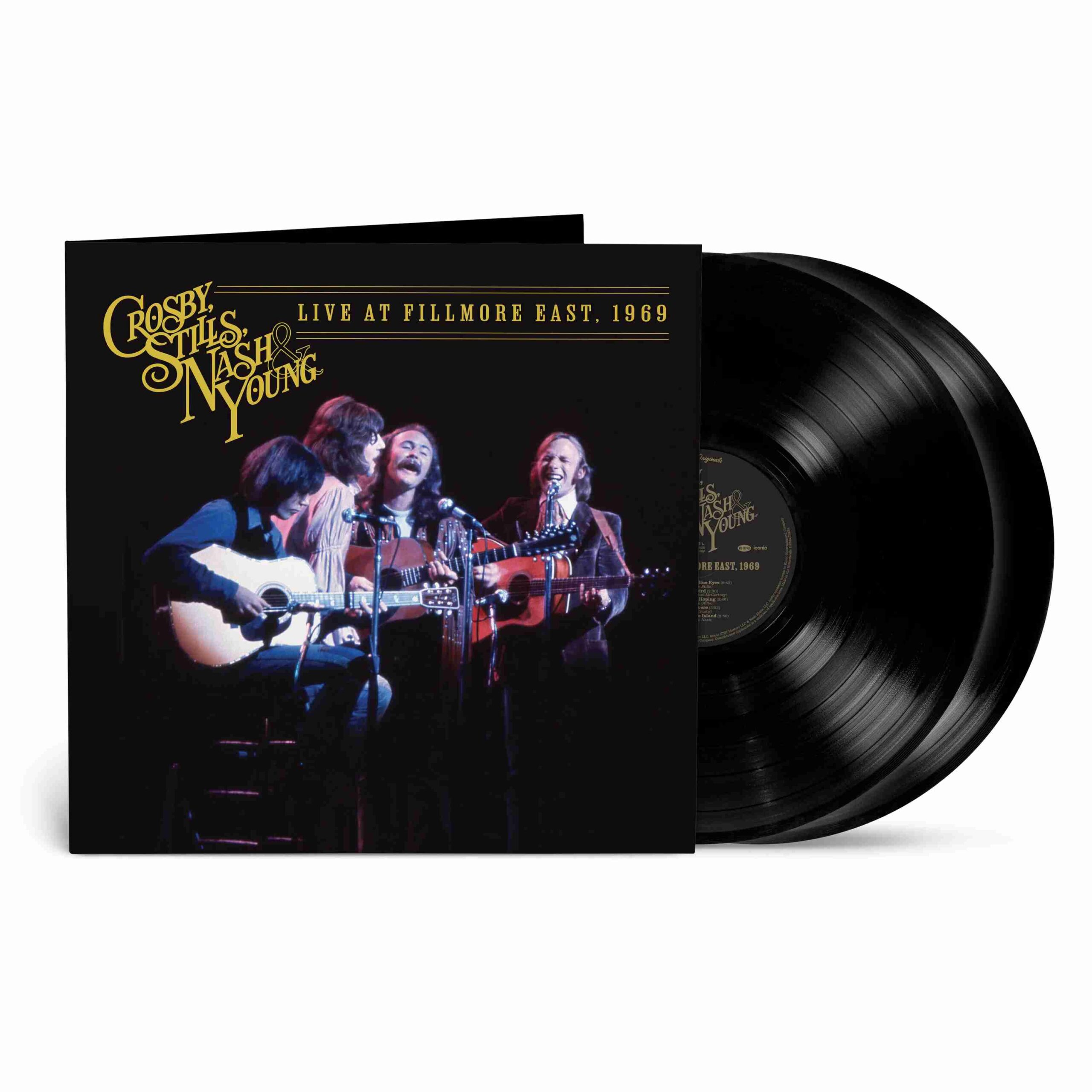 603497839629-scaled-1.jpg CROSBY. STILLS. NASH & YOUNG - Live At Fillmore East 1969 Vinyl Record - Image 1