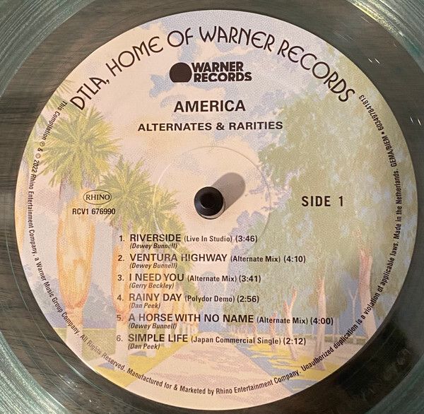 603497841813.jpg America - Alternates & Rarities Vinyl Record - Image 1
