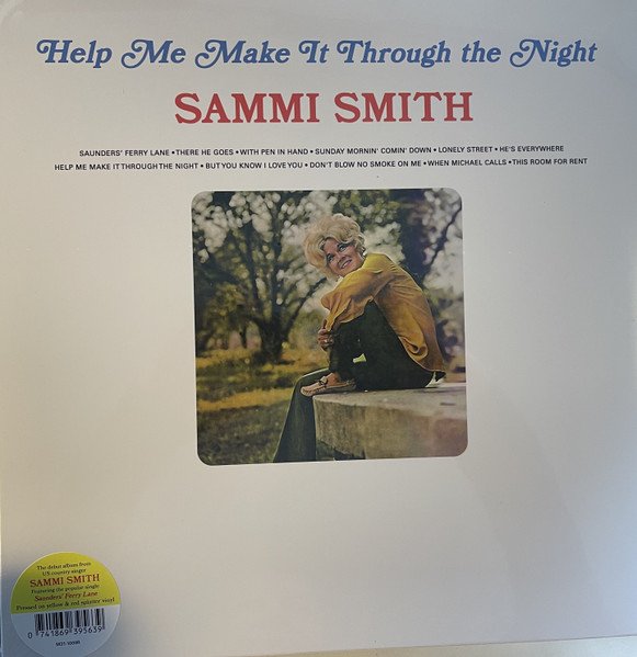 741869395639.jpg SAMMI SMITH - Help Me Make It Through The Night (Yellow And Red Splatter Vinyl) - Image 1