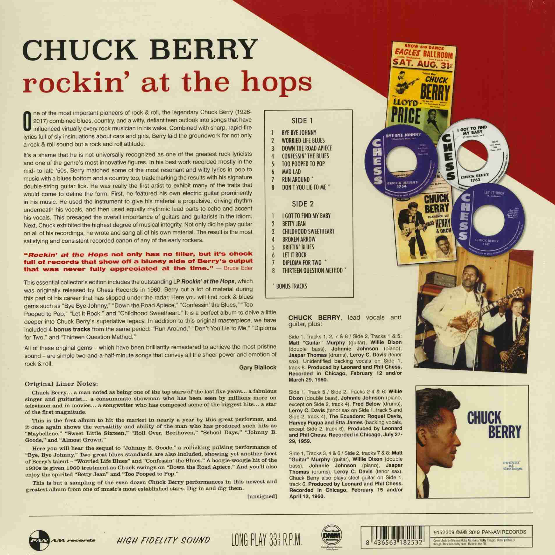 771890.jpg CHUCK BERRY - Rockin At The Hops Vinyl Record - Image 1