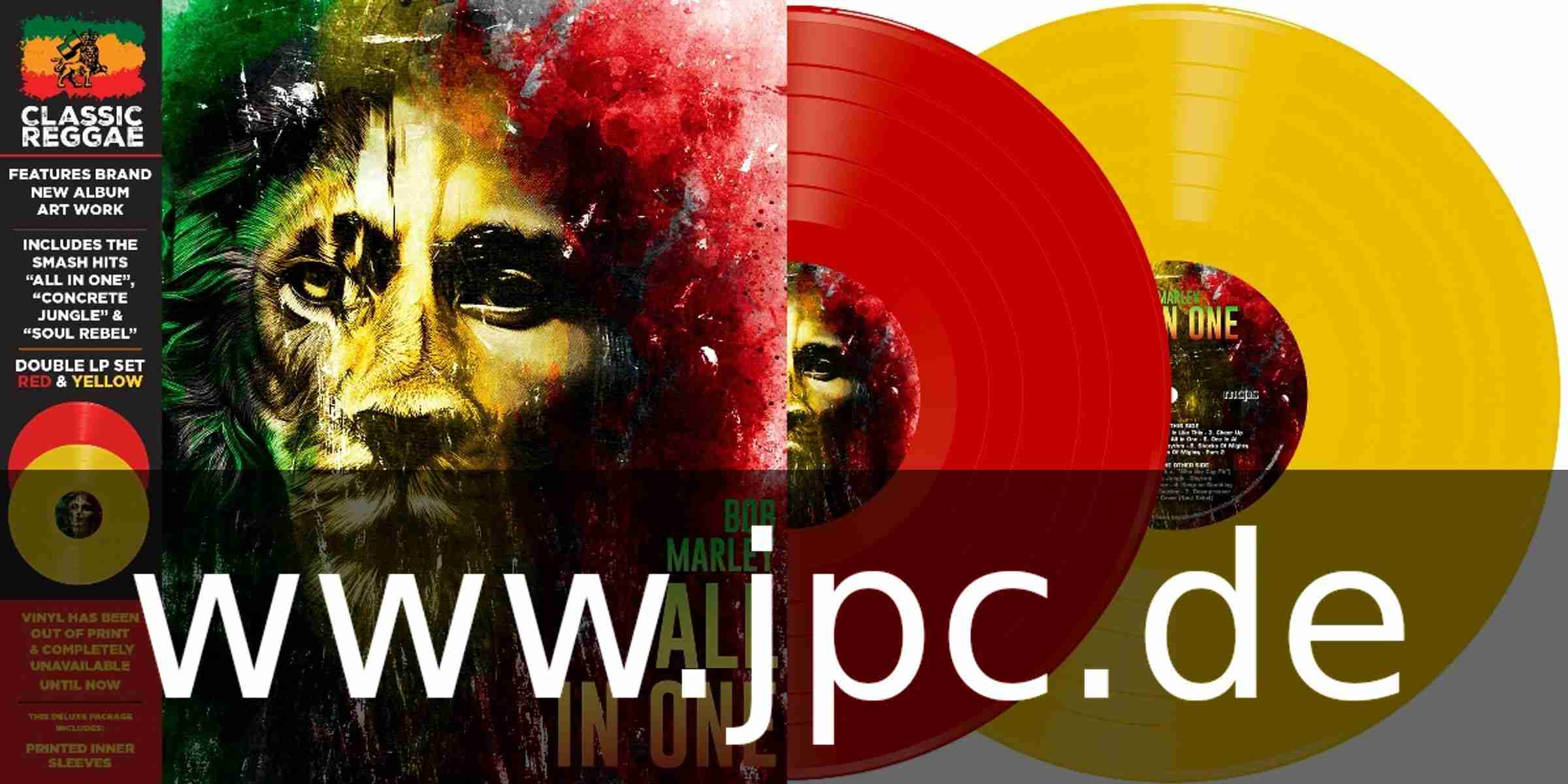783673.jpg BOB MARLEY - All In One (Red/Yellow Vinyl) Vinyl Record - Image 1