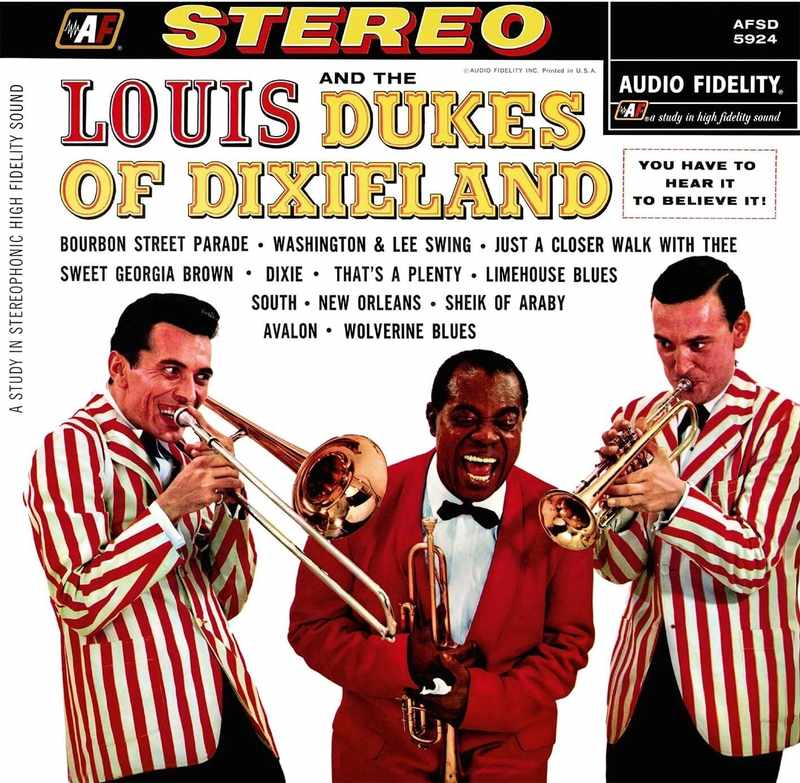 783790.jpg LOUIS ARMSTRONG - Louis And The Dukes Of Dixieland (Red Vinyl) Vinyl Record - Image 1