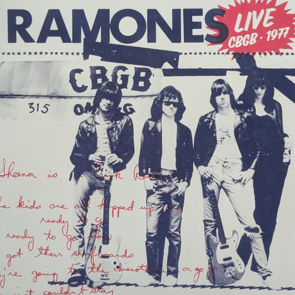 81227808785.jpg RAMONES - Live At Cbgb. 1977 (Red Vinyl) (Rsd 2025) - Image 1