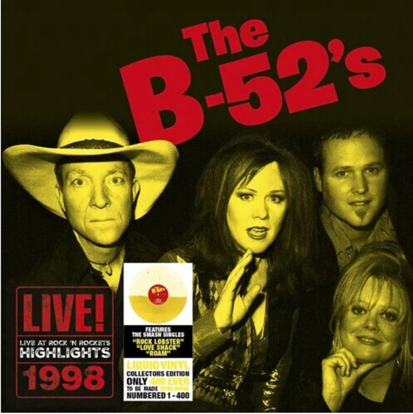 819514012993.jpg B-52S - Live At Rock N Rockets - Highlights (Liquid Yellow Vinyl) - Image 1