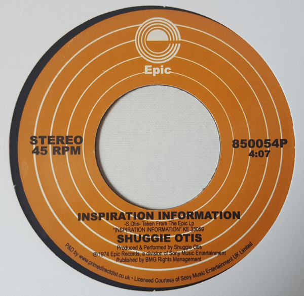 850054P.jpg Shuggie Otis - Inspiration Information / Ah Uh Mi Hed - Image 1