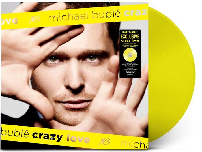 93624843269.jpg Michael Buble - Crazy Love (1LP YELLOW) Vinyl Record - Image 1