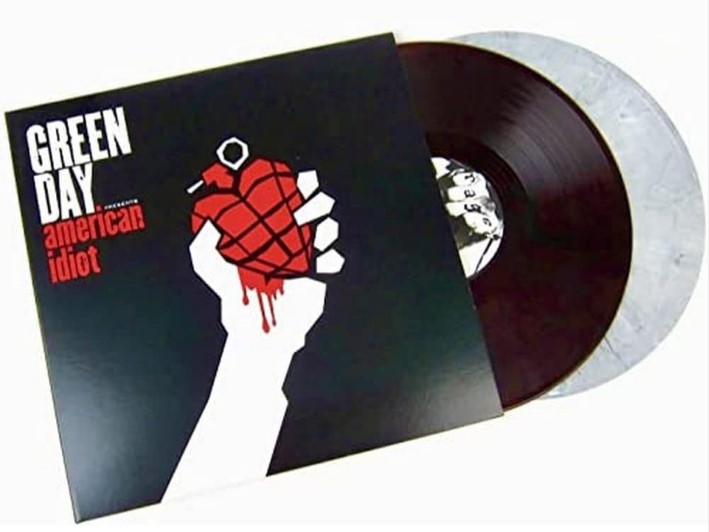 93624922810.jpg Green Day - American Idiot (2LP/Gat red/black/white vinyl) Vinyl Record - Image 1