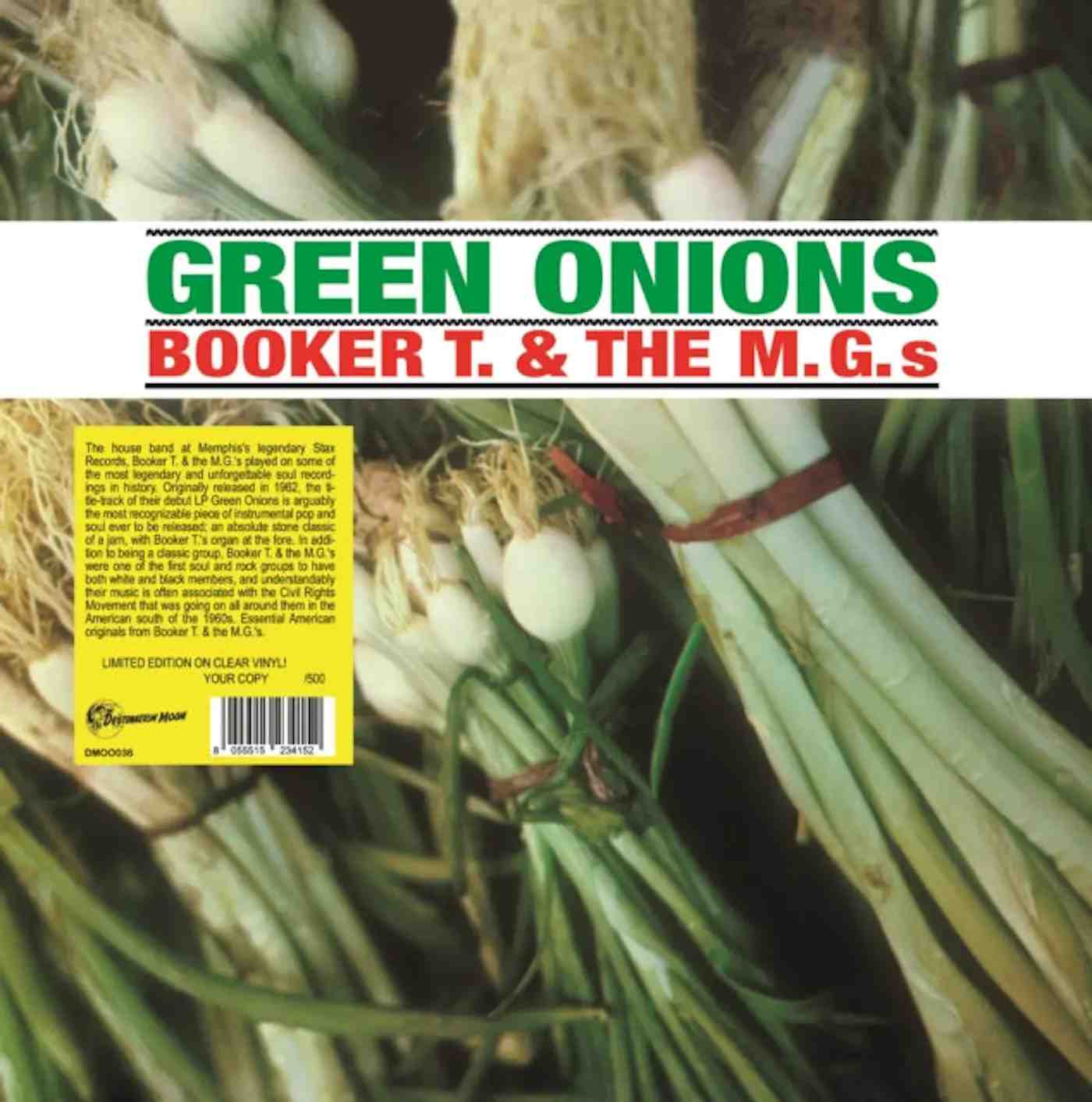 950643.jpg BOOKER T. & THE M.G.S - Green Onions (Limited Transparent Green Vinyl) Vinyl Record - Image 1