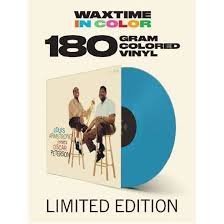 950658.jpg LOUIS ARMSTRONG - Meets Oscar Peterson (Limited Blue Vinyl) Vinyl Record - Image 1