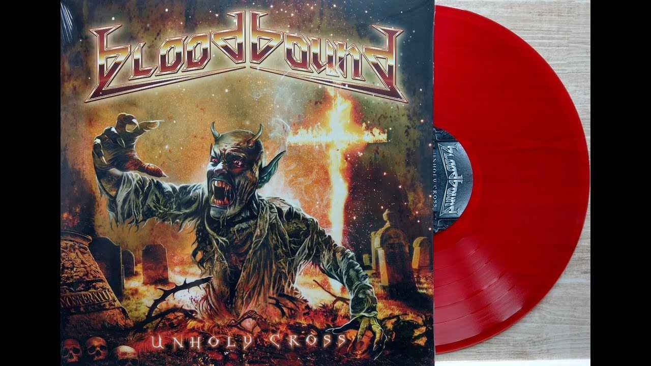 AFM35111.jpg BLOODBOUND - Unholy Cross (Transparent Red Vinyl) Vinyl Record - Image 1