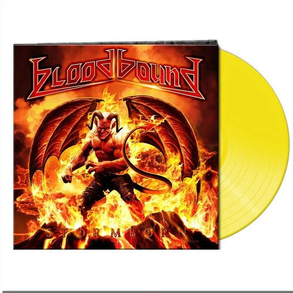 AFM35113.jpg BLOODBOUND - Unholy Cross (Clear Yellow/Black Marble Vinyl) Vinyl Record - Image 1