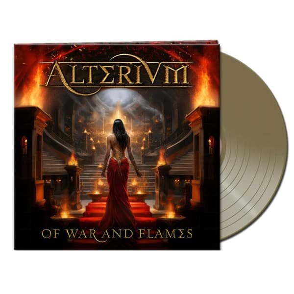 AFM8981.jpg ALTERIUM - Of War And Flames (Gold Vinyl) Vinyl Record - Image 1