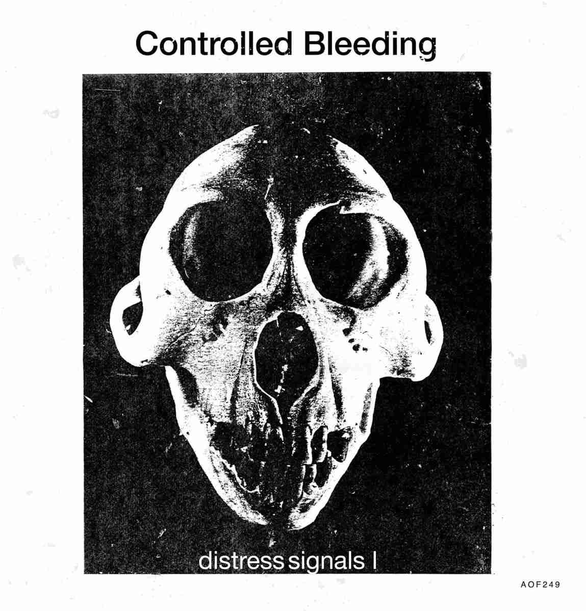 AOF249G.jpg CONTROLLED BLEEDING - Distress Signals I (Grey Vinyl) Vinyl Record - Image 1
