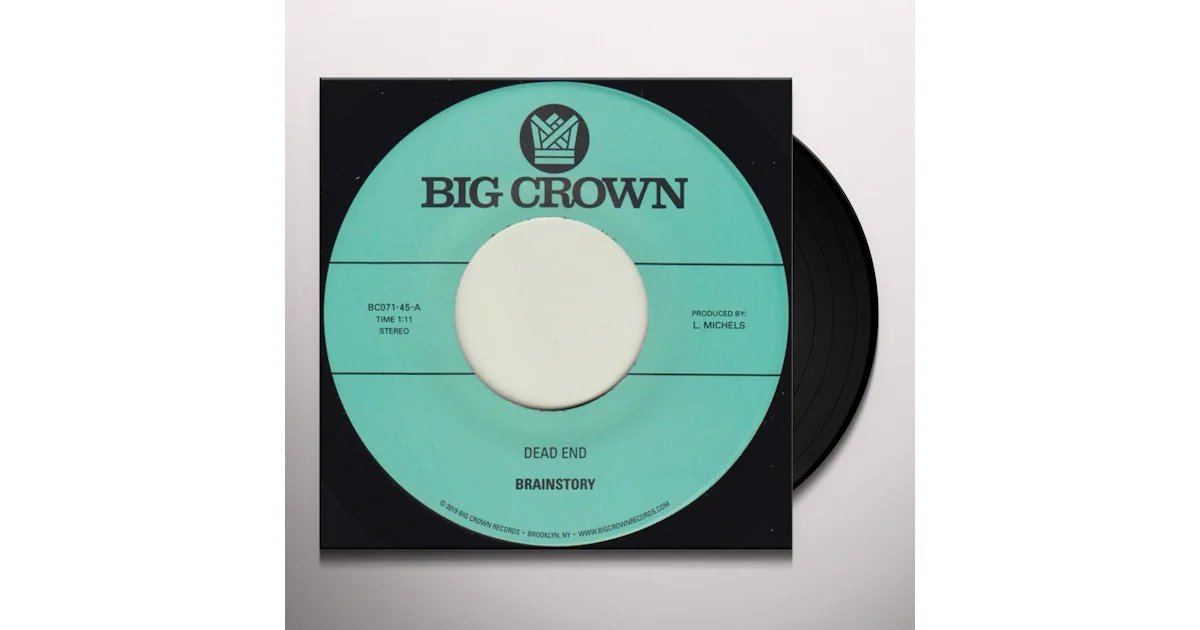 BCR071.jpg BRAINSTORY - DEAD END / MNEMOPHOBIA Vinyl Record - Image 1