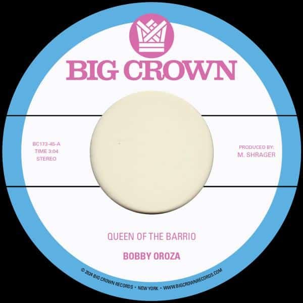 BCR092.jpg BOBBY OROZA - DOWN ON MY KNEES / STRANGE GIRL Vinyl Record - Image 1