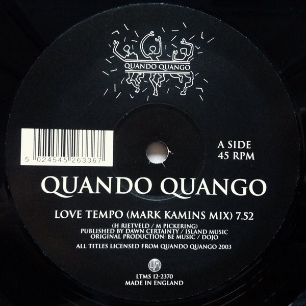 BL42878.jpg QUANDO QUANGO - DELETED - LOVE TEMPO - Image 1