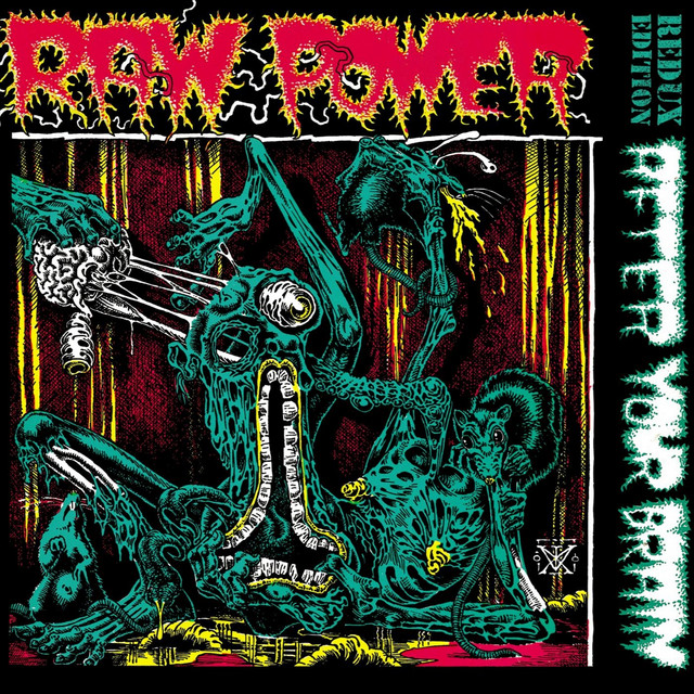 BOBV902LPLTD.jpg RAW POWER - After Your Brain (White/Red Splatter Vinyl) - Image 1