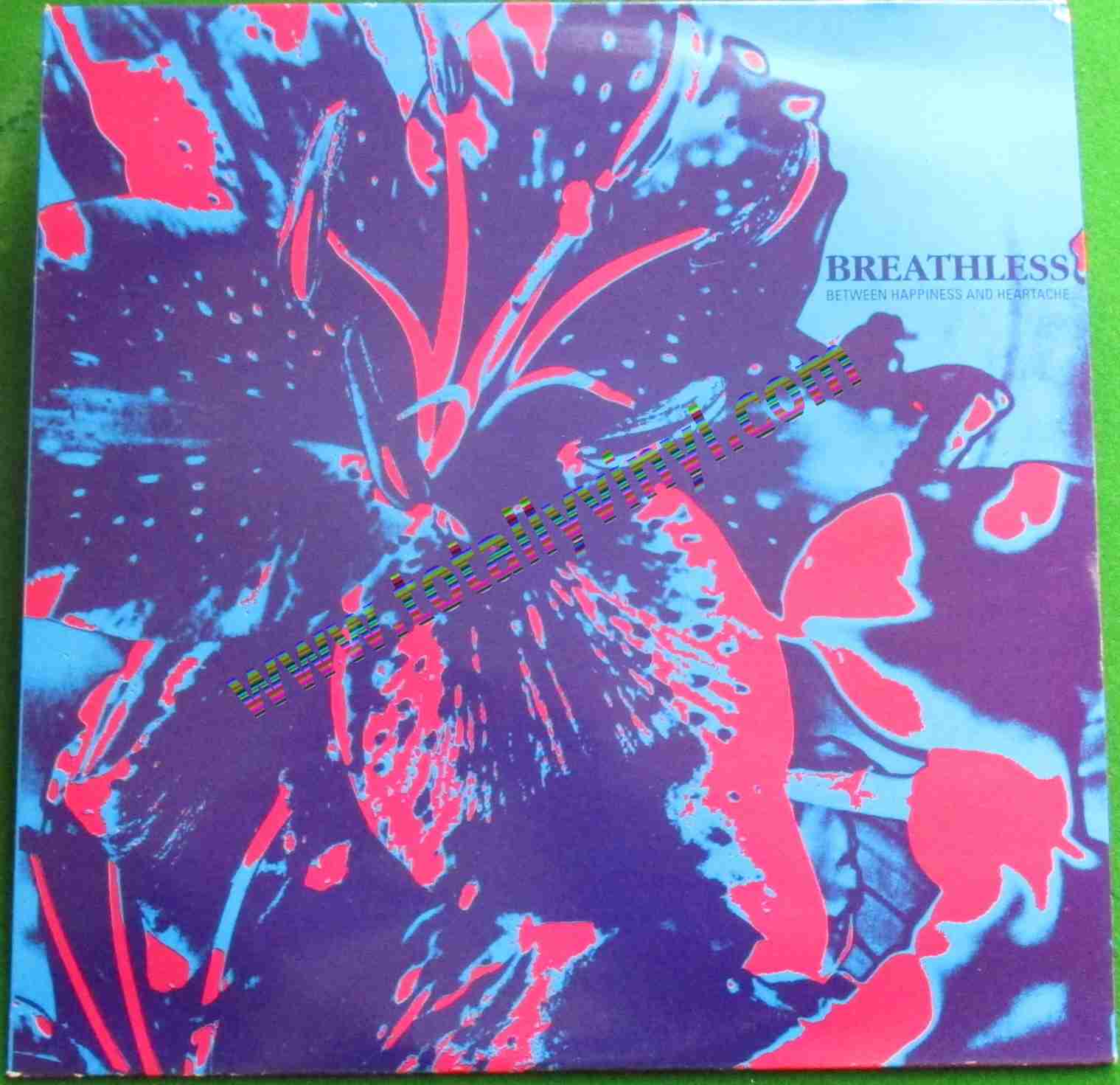 BREATHLP10D.jpg BREATHLESS - BETWEEN HAPPINESS AND HEARTHAC Vinyl Record - Image 1