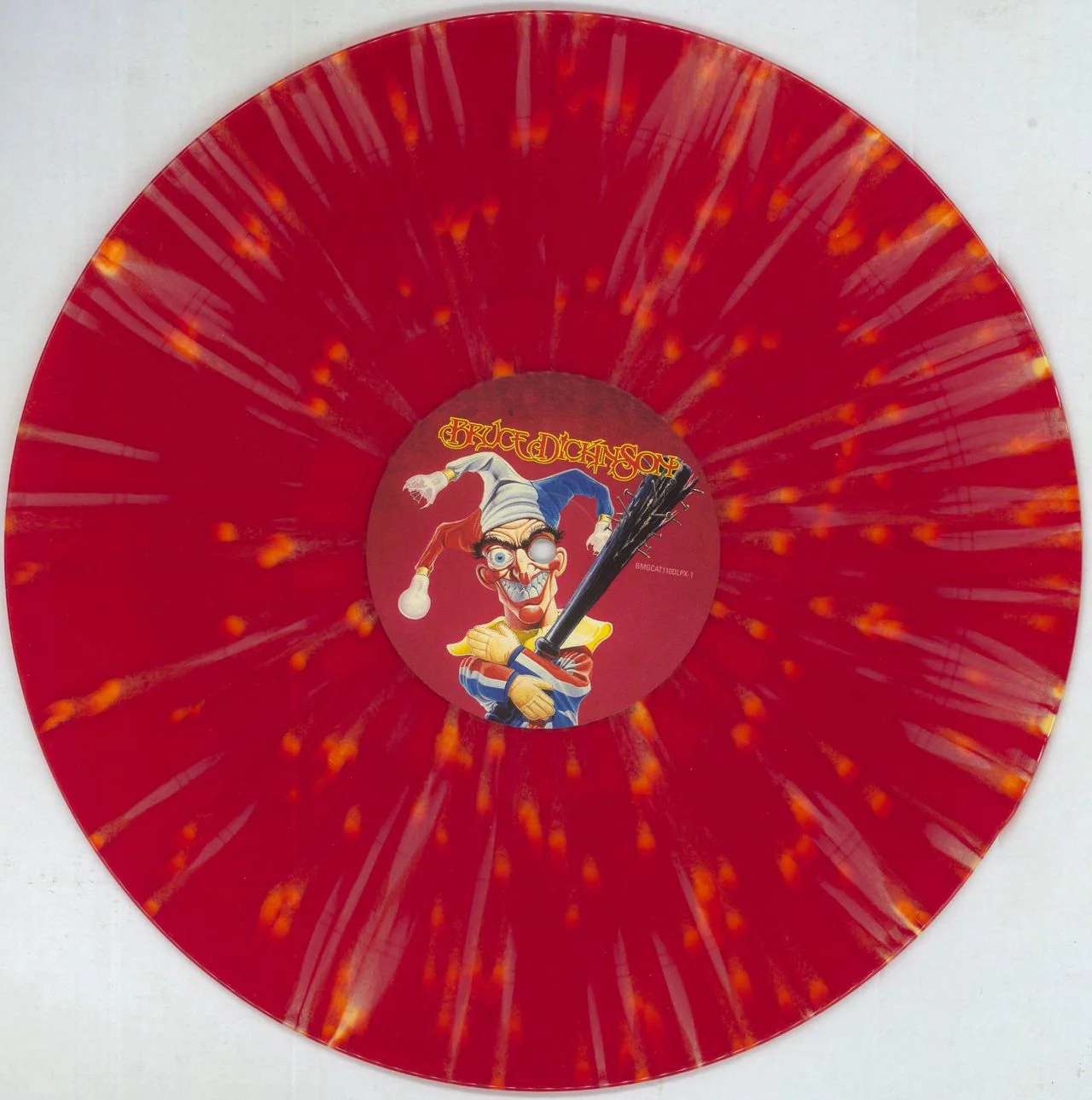 CAT110DLPX.jpg BRUCE DICKINSON - Accident Of Birth (25th Anniversary Edition) (Red/Yellow Splatter Vinyl) Vinyl Record - Image 1