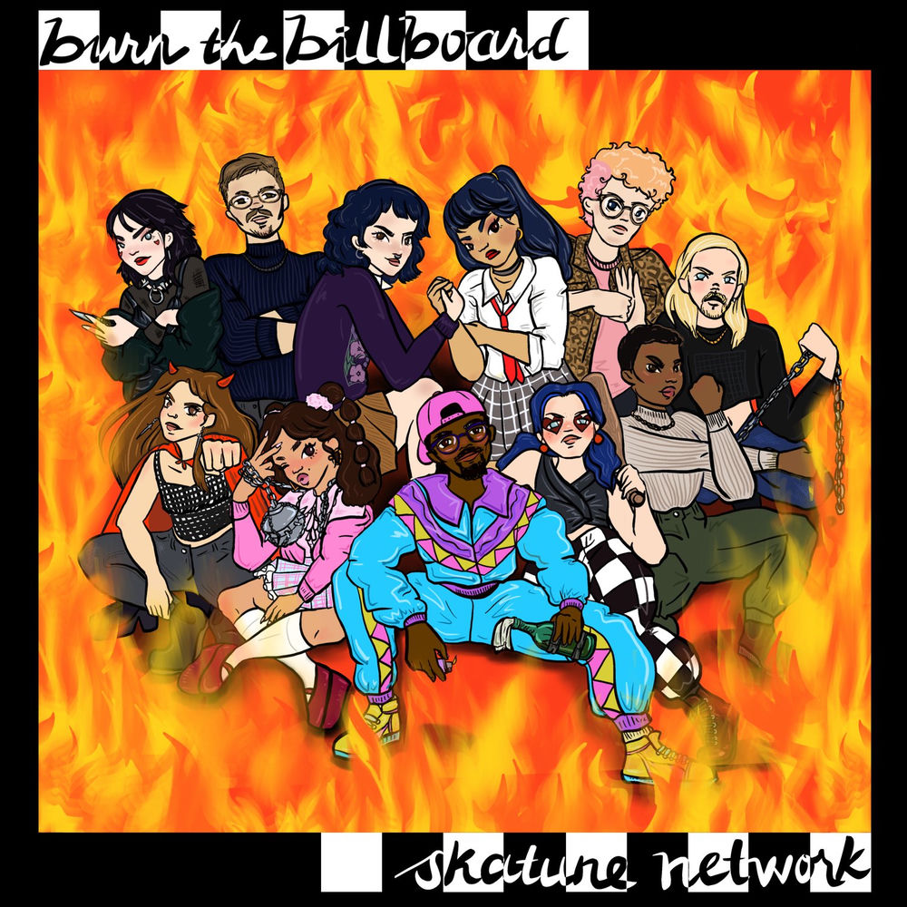 CIR073VINYL.jpg SKATUNE NETWORK - BURN THE BILLBOARD - Image 1