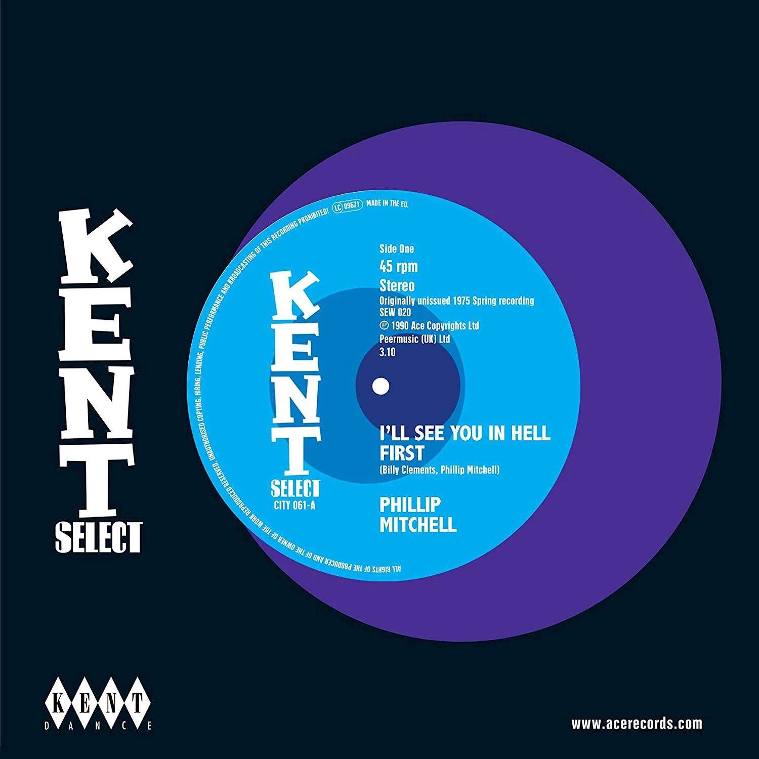 CITY20061.jpg Various - I'll See You In Hell First B/W I Ain't Givin' Up Vinyl Record - Image 1