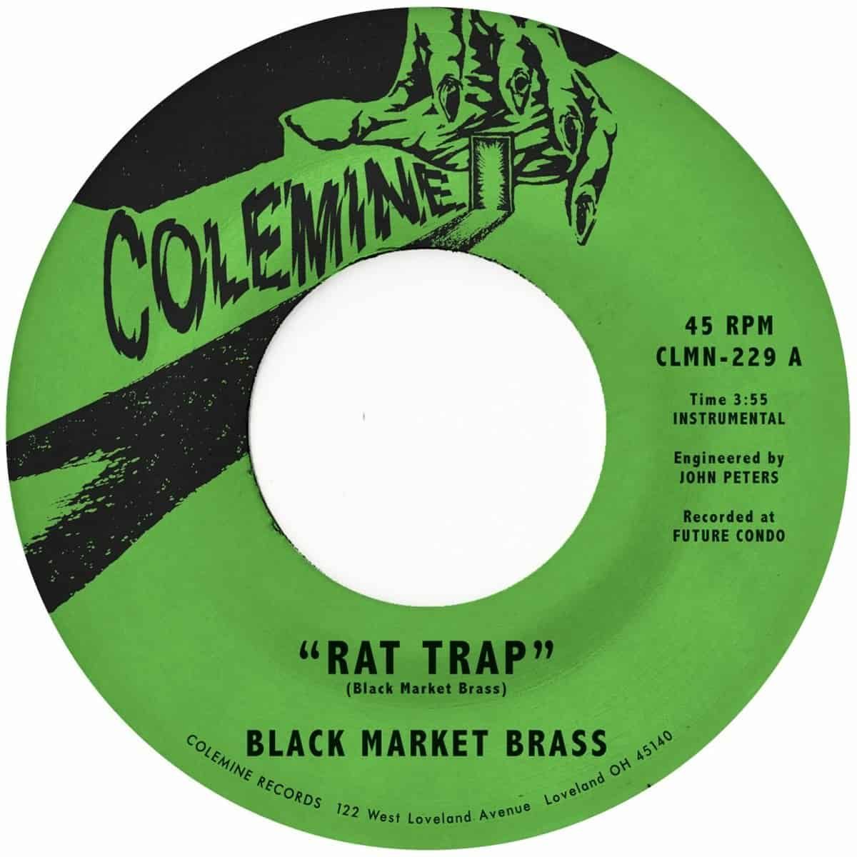 CLMN229.jpg BLACKMARKETBRASS - RAT TRAP / CHOP BOP Vinyl Record - Image 1